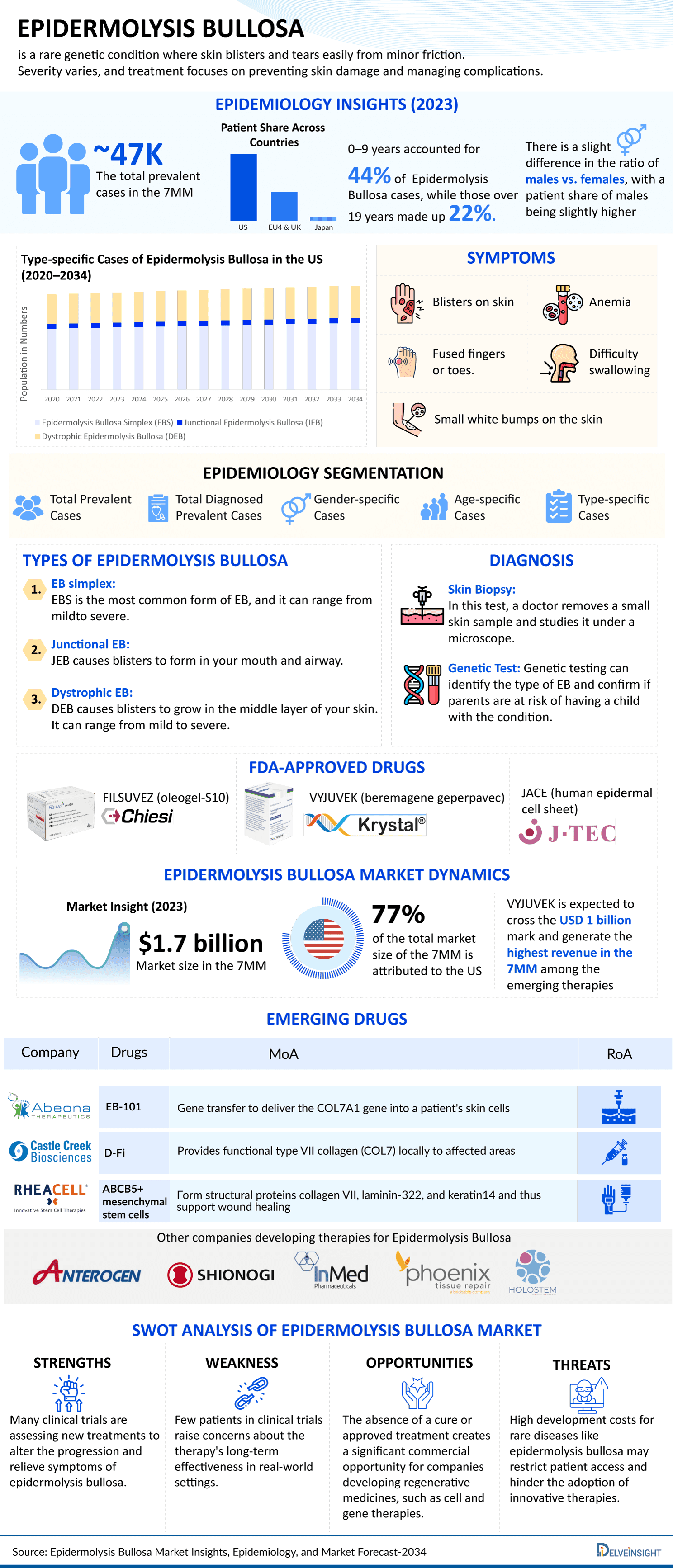 Epidermolysis Bullosa Market Infographic
