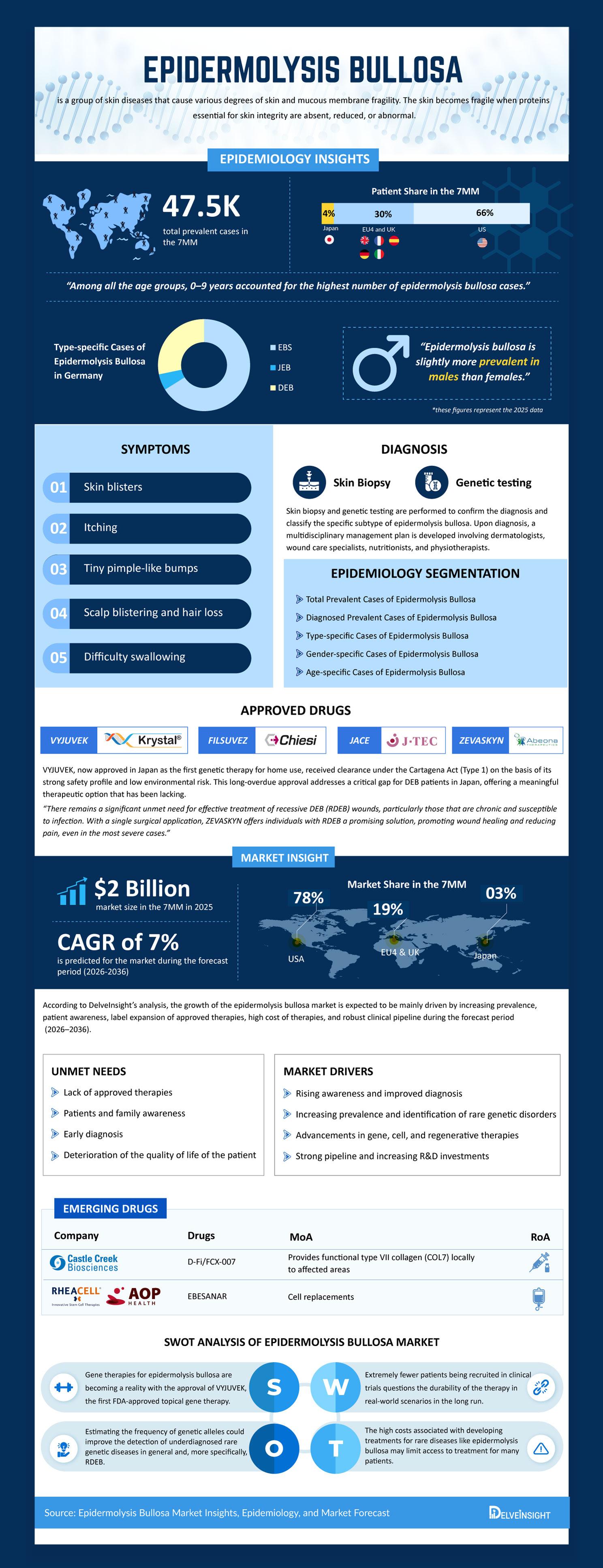 Epidermolysis Bullosa Market Infographic