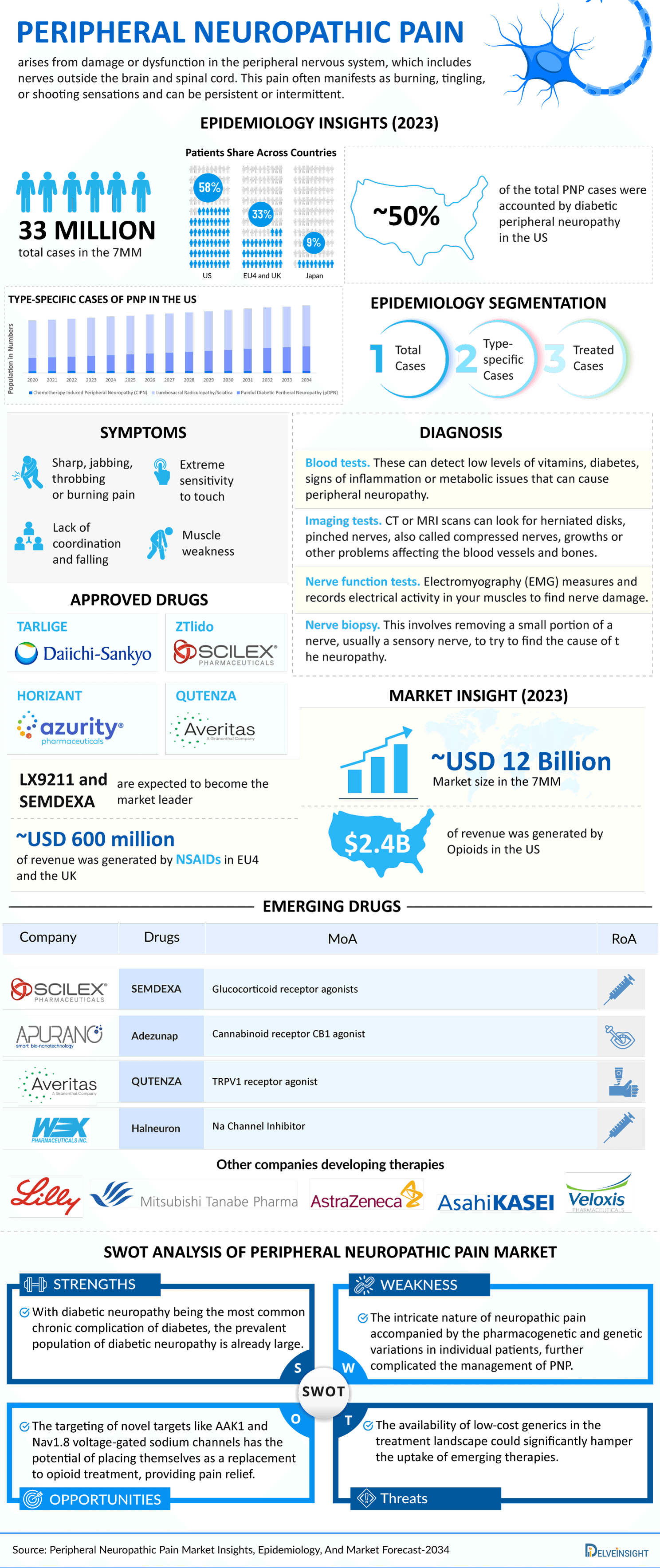 Peripheral Neuropathic Pain Market Infographic