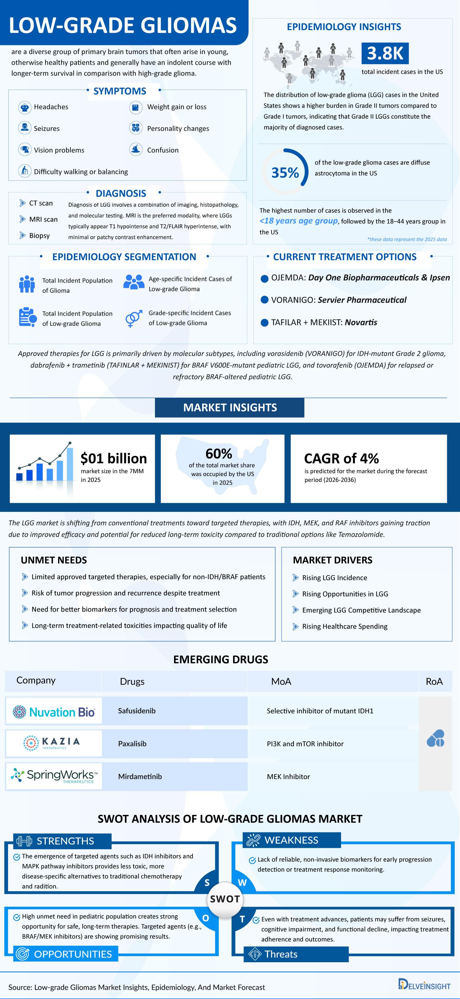 Low-grade glioma Infograhics