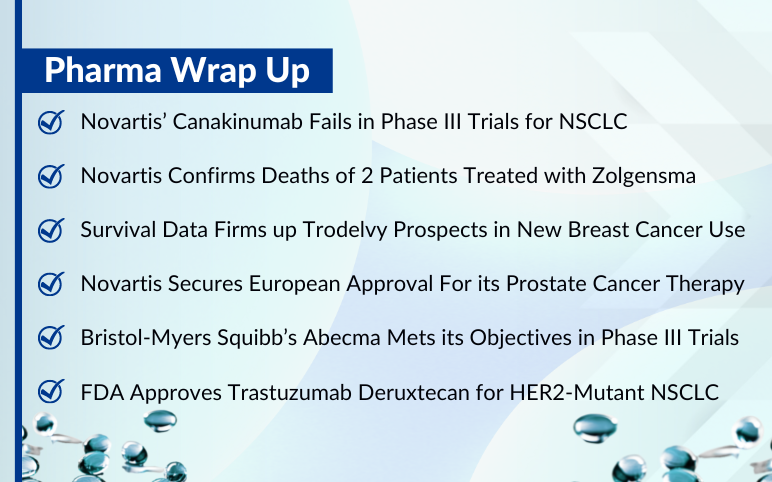 Pharma News for Novartis and Gilead