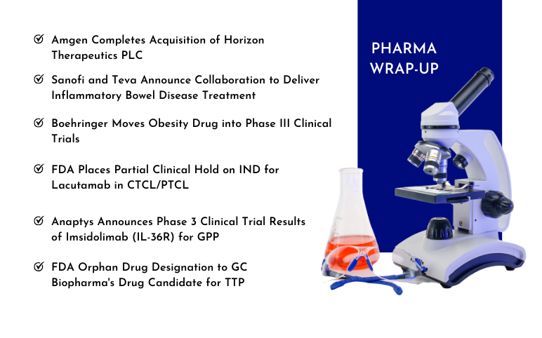 Pharma News for Amgen, Anaptys, Sanofi, Boehringer