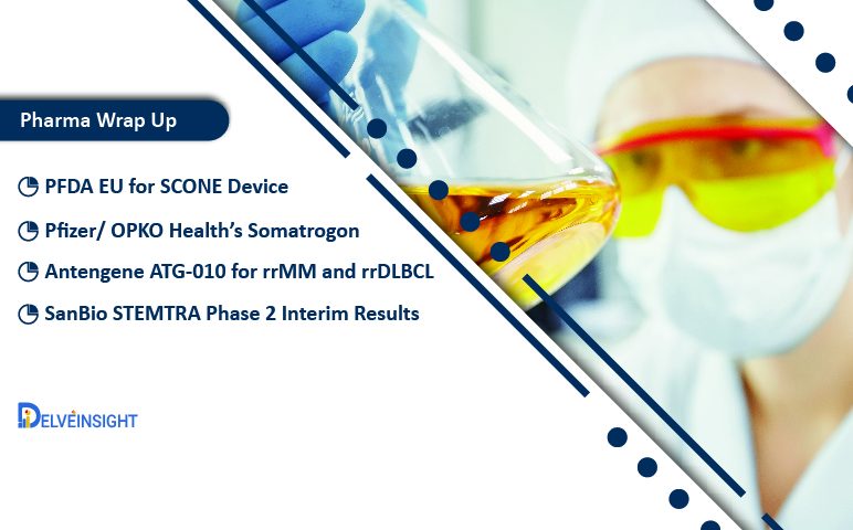 Pfizer/ OPKO Health’s Somatrogon; FDA EU for SCONE device; Antengene ATG-010 for rrMM and rrDLBCL; S...