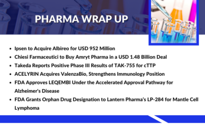 Ipsen to Acquire Albireo; Chiesi Farmaceutici to Buy Amryt Pharma...